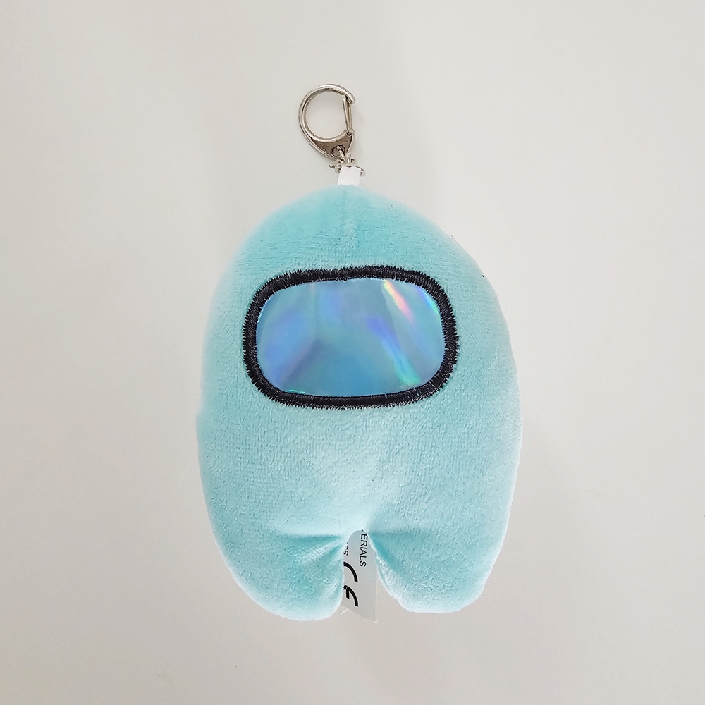 Among Us Blue Plush Keychain